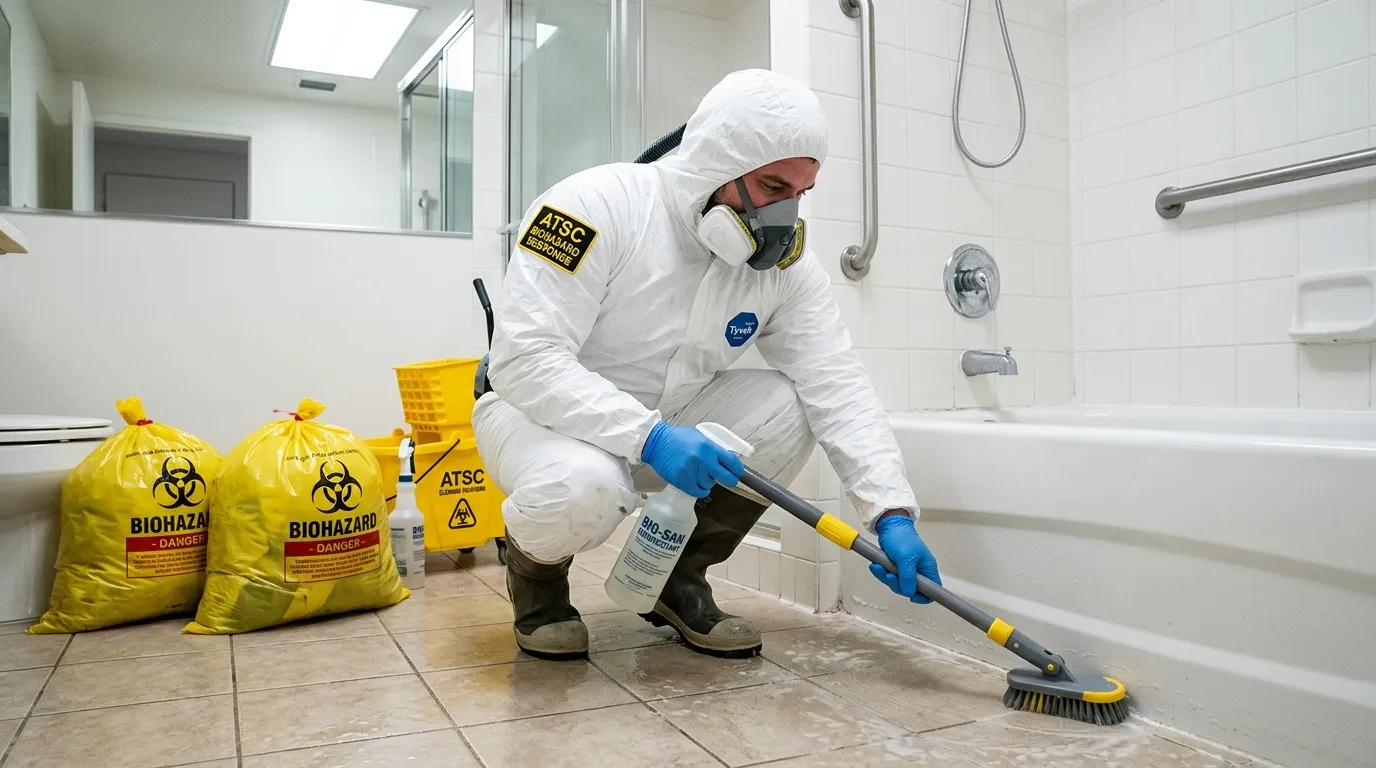 Decontamination equipment deployed for Blood Cleanup in Merrimack